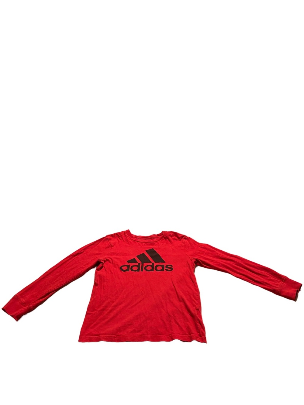 Adidas Kids' Red Long-Sleeve Shirt Size 7